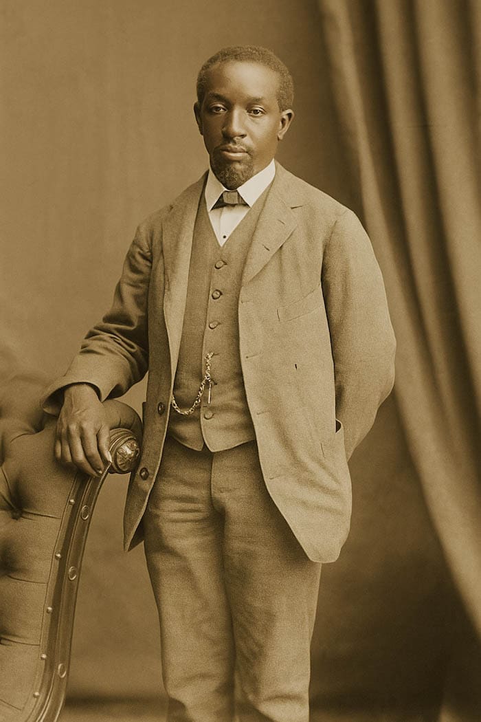 “AI portrait of Isaiah T. Montgomery, co-founder of Mound Bayou, Mississippi.”