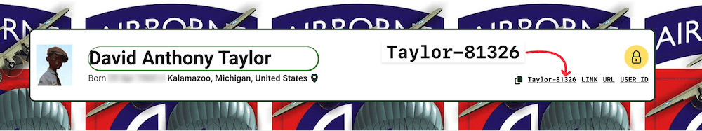 WikiTree profile ID (Taylor-81326) linked in FamilyTreeDNA integration settings for genealogy connections.