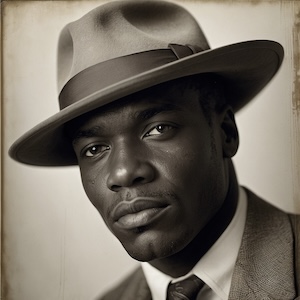 AI portrait of African American individuals representing the 1900–1950 U.S. Federal Census, created by David Anthony Taylor for Black Pearls of Genealogy. 1900 census African Americans, 1910 census genealogy, 1920 census Black families, 1930 census records, 1940 census African American history, 1950 census genealogy research, Black Pearls of Genealogy.