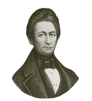 Portrait of Henry Johnson, Louisiana governor and U.S. congressman, enslaver of 108 people, Ascension Parish and Terrebonne sugar plantations.