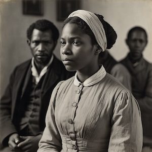 African American man during Reconstruction era, symbolizing Freedmen’s Bureau Murders and Outrages records. Keywords: Freedmen’s Bureau records, Murders and Outrages, Reconstruction violence, African American genealogy, post–Civil War injustices, Black history research, genealogy documentation, BPOG archives, enslaved descendants, Reconstruction massacres.