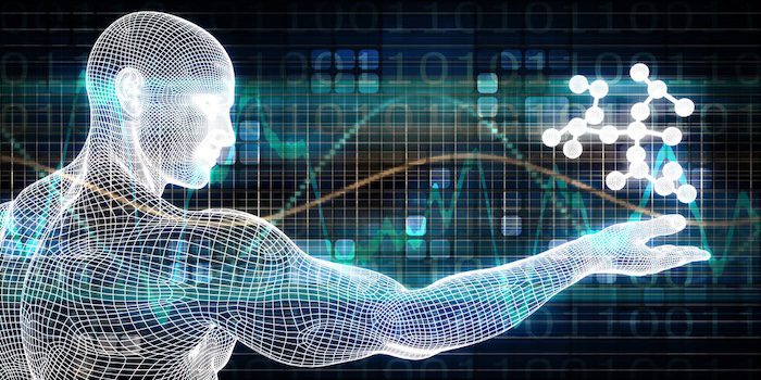 Illustration of research and development in the science industry, symbolizing DNA technology and genetic genealogy.